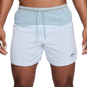 Nike brief line trail running shorts Dri-Fit HJ3572-085 Blue Men Small NEW